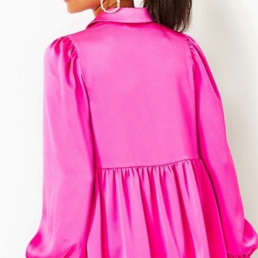 Lilly Pulitzer Jaylen Ruffle blouse size 12 - Picture 2 of 8